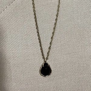 Kendra Scott gold/black necklace